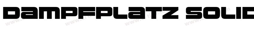 Dampfplatz Solid Bl字体转换